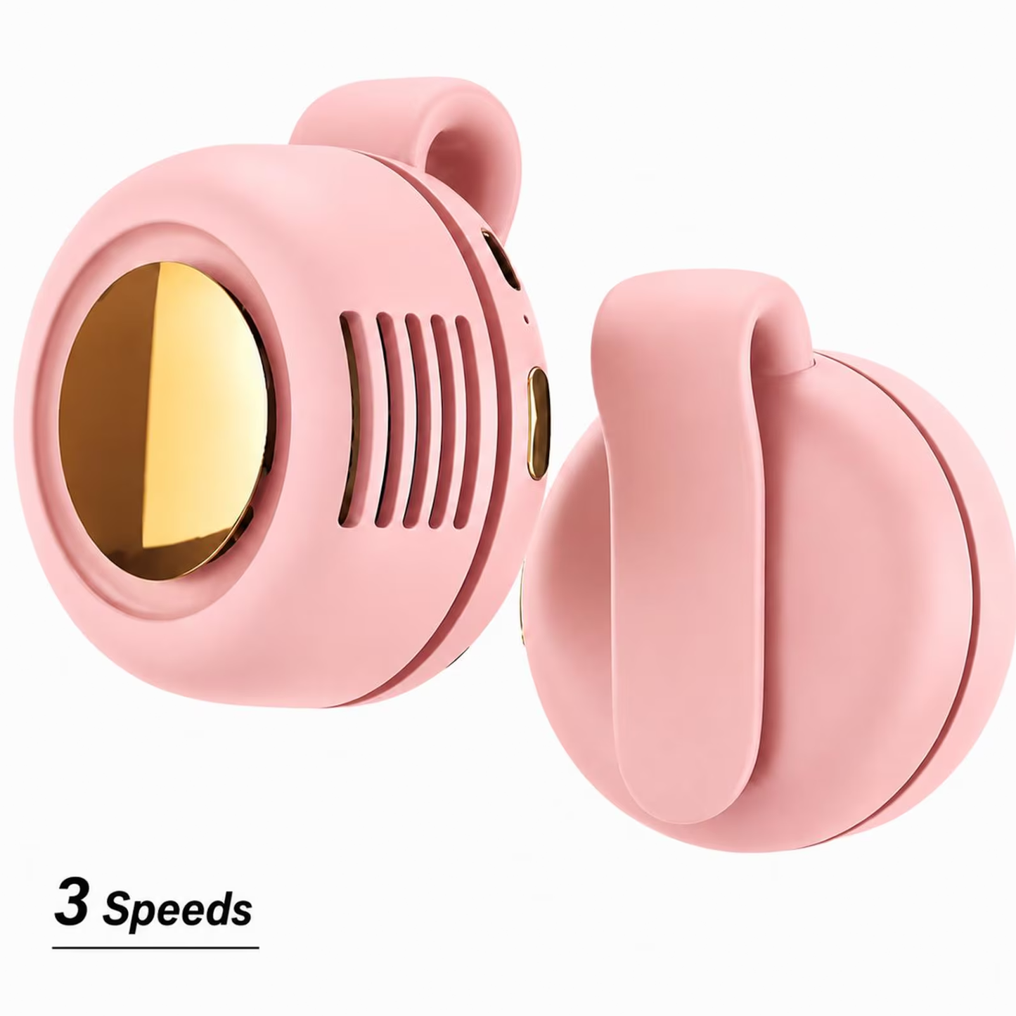 Wearable Clip-Style Mini Cooling Fan, Rechargeable Pocket Sized Air Cooler With Three Adjustable Wind Modes For Outdoor Activities