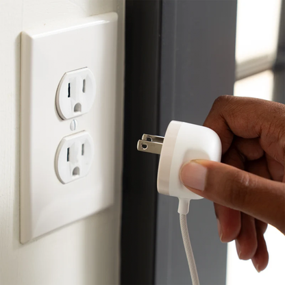 Integrated USB-C Wall Charging Assembly, 30W PD Fast Power Supply With Attached Tangle Resistant Connecting Cord
